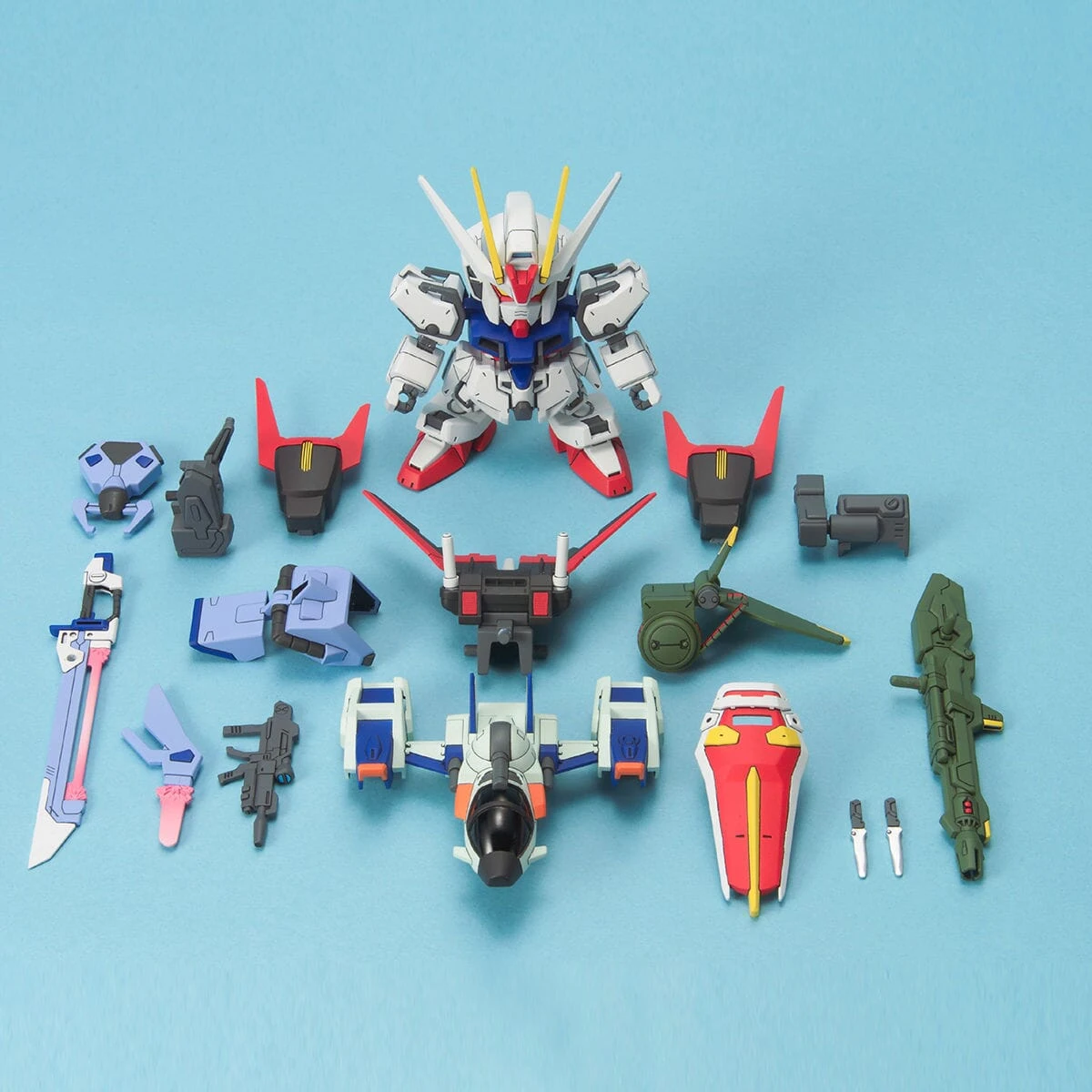 Bandai SD Gundam BB Senshi #259 Strike Gundam Weapon Set - Image 3
