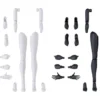 Bandai 30 Minutes Sisters Option Body Parts Arm & Leg Parts (White And Black)