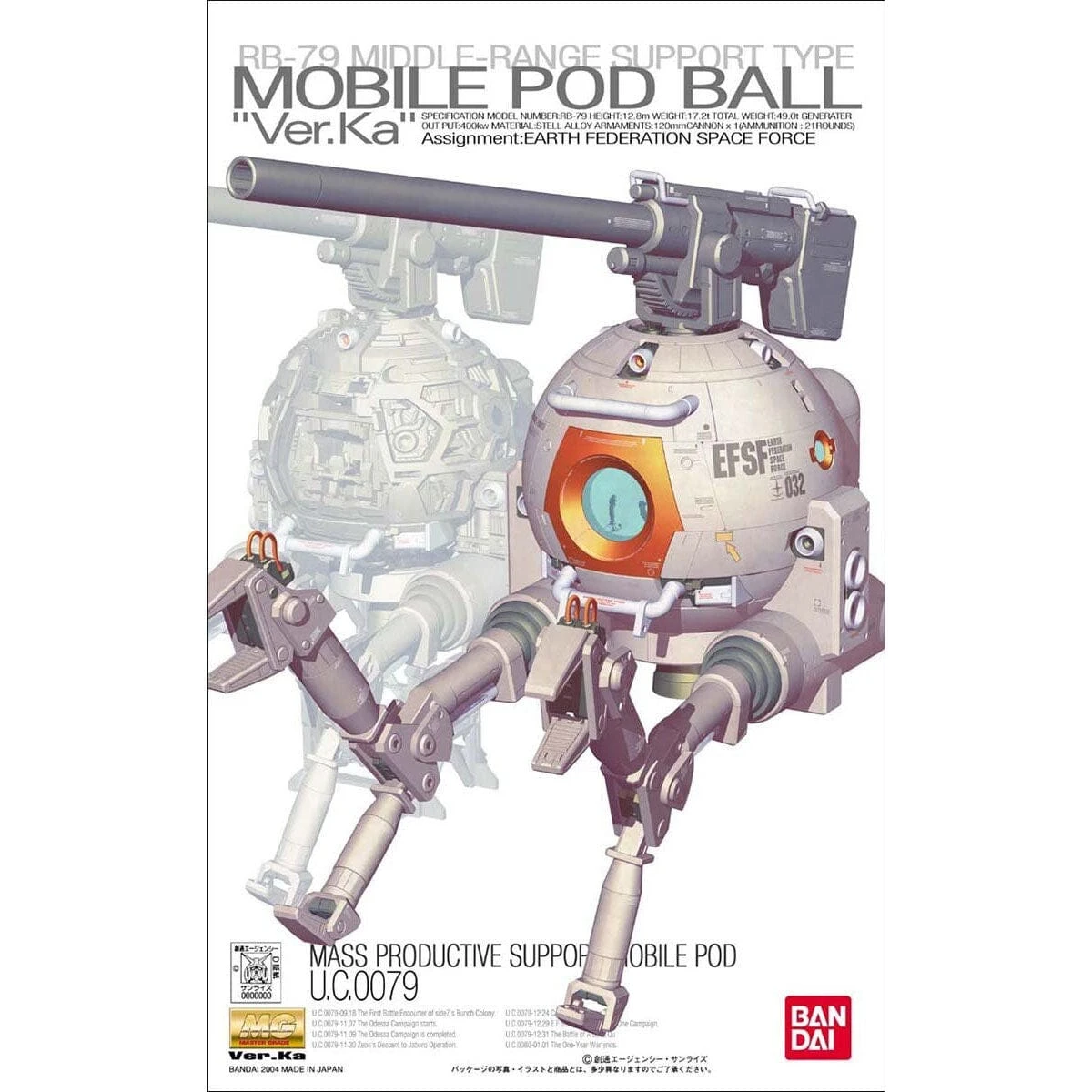 Bandai MG 1/100 Mobile Pod Ball (Ver. Ka) - Image 2