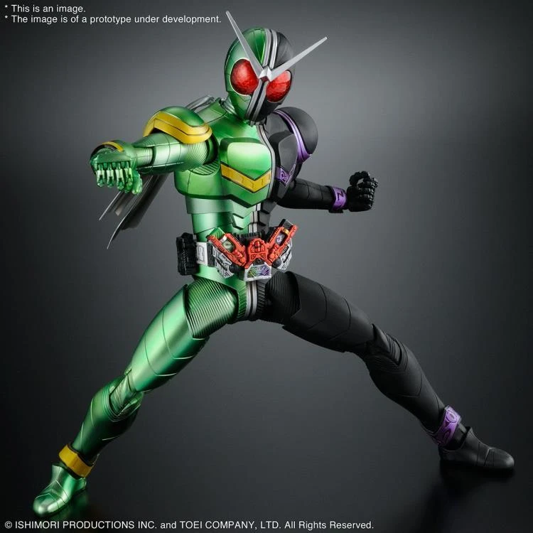 Bandai Kamen Rider MG Figure-rise Artisan Kamen Rider Double Cyclone Joker Model Kit - Image 3