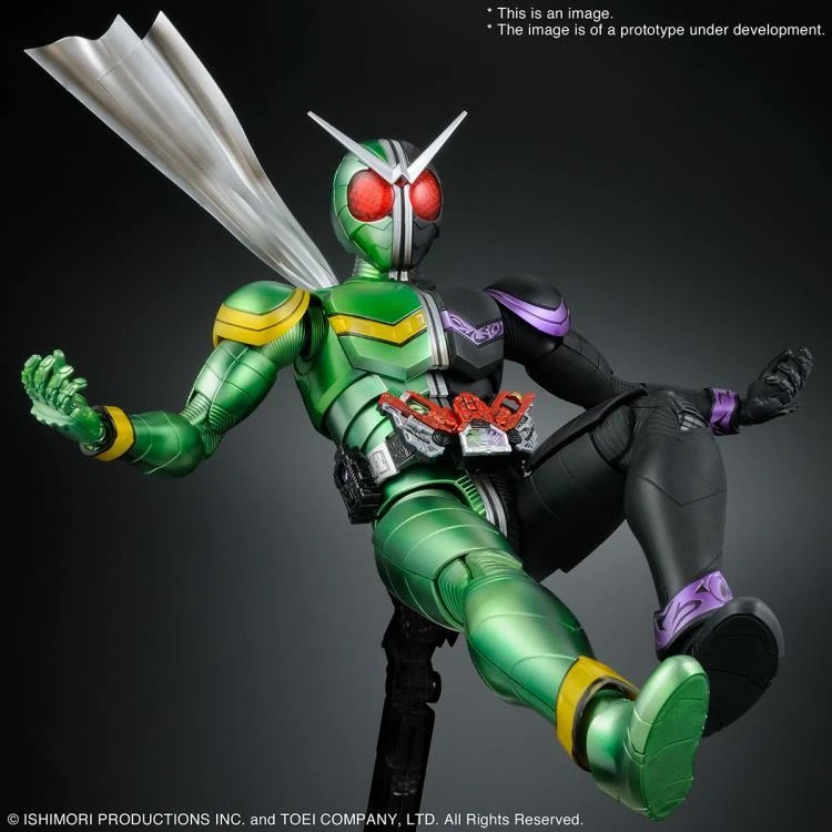 Bandai Kamen Rider MG Figure-rise Artisan Kamen Rider Double Cyclone Joker Model Kit - Image 4
