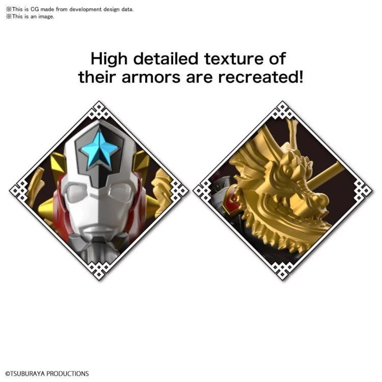 Bandai Ultraman Armour Of Legends Ultraman Titas (Guan Yu Armour) Model Kit - Image 4