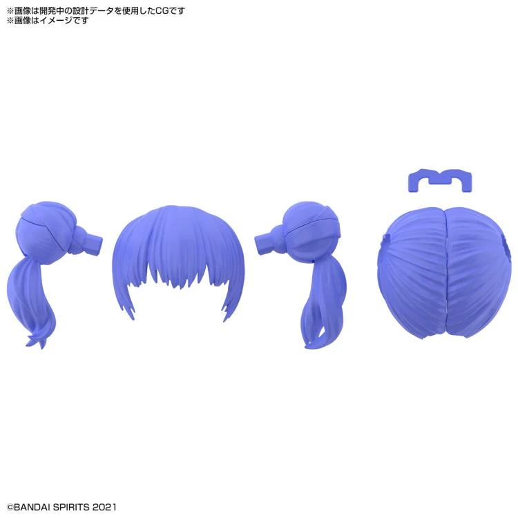 Bandai 30 Minutes Sisters Option Hair Style Parts Vol. 3 Set Of 4 Accessory Kits - Image 8
