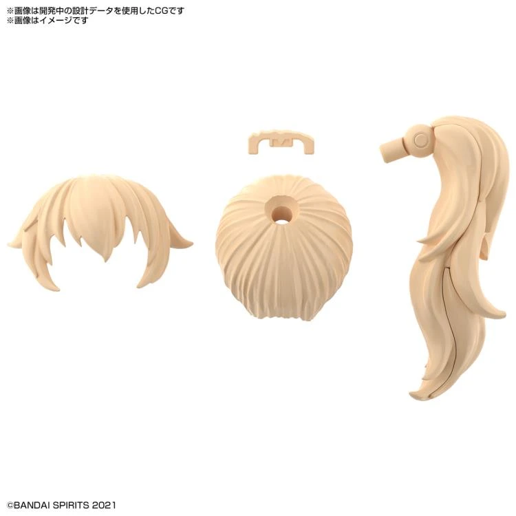 Bandai 30 Minutes Sisters Option Hair Style Parts Vol. 3 Set Of 4 Accessory Kits - Image 9