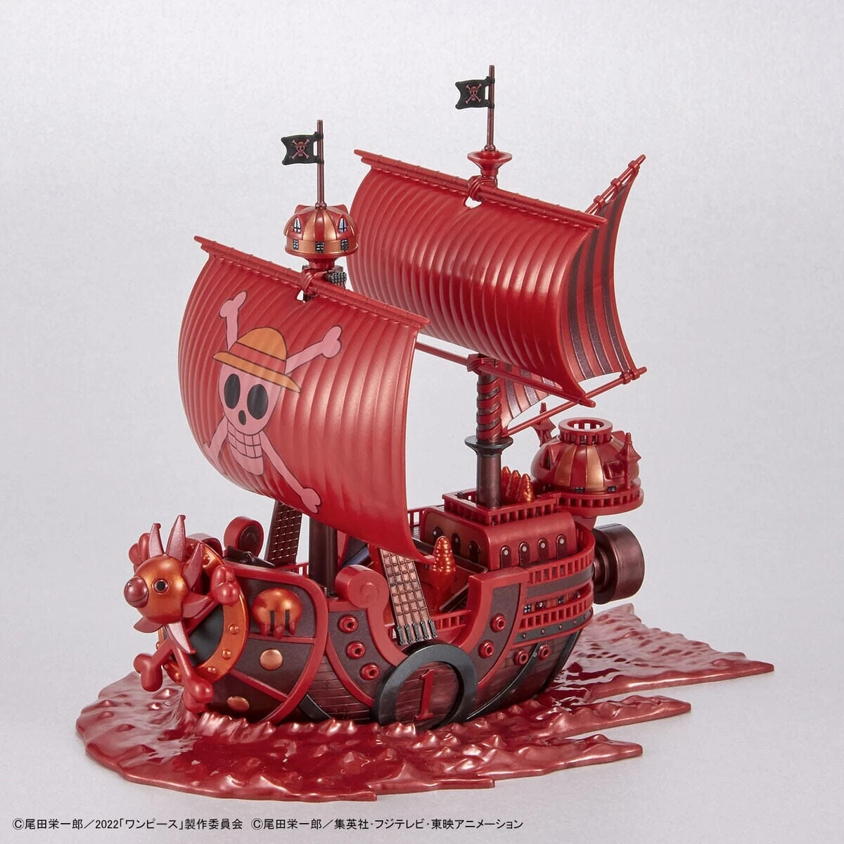 Bandai One Piece Grand Ship Collection Thousand Sunny FILM RED Commemorative Color Ver. - Image 3