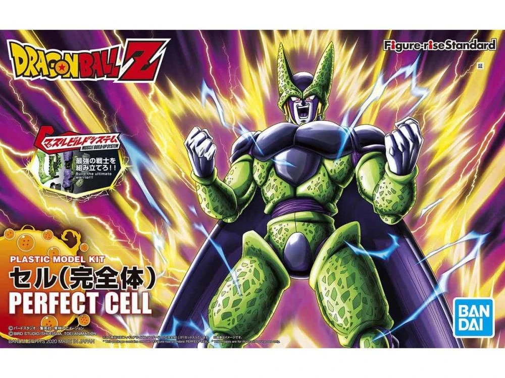 Bandai Dragon Ball Z Figure-rise Standard Perfect Cell (New Packaging) Model Kit - Image 2