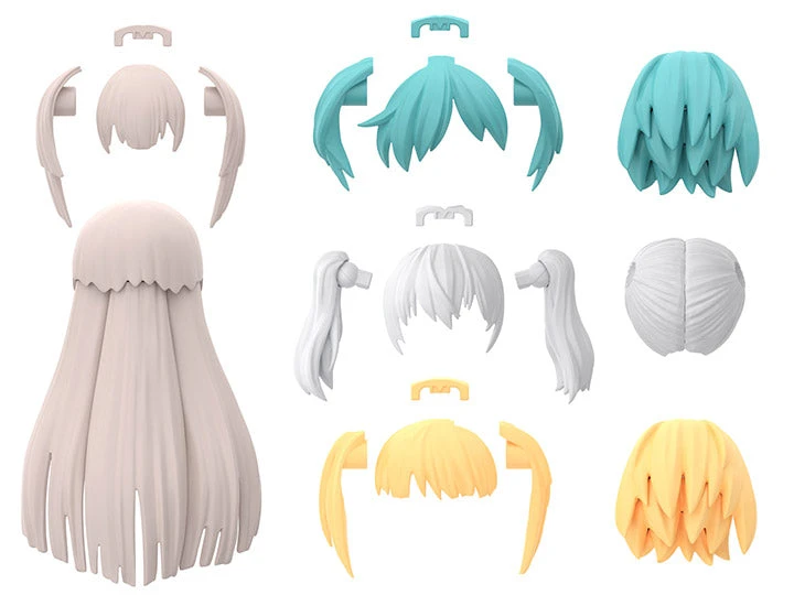 Bandai 30 Minutes Sisters Option Hair Style Parts Vol. 5 Set Of 4 Accessory Kits