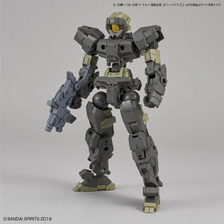 Bandai 30 Minutes Missions #29 EEXM-17 Alto Ground Type (Olive Drab) Model Kit - Image 8